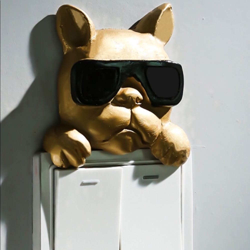French bulldog sculpture wall stick on art - Picture 3 of 3